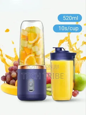 Mini Rechargeable Juicer Extra Cup በቻርጅ የሚሰራ 400ml የሚይዝና የራሱ መቅጃ ያለዉ