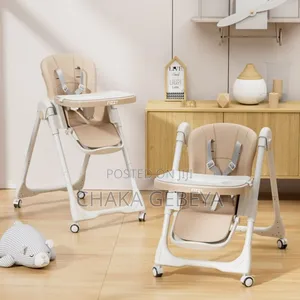 2-in-1 Electric Baby High Chair Swing With Remote Control - New