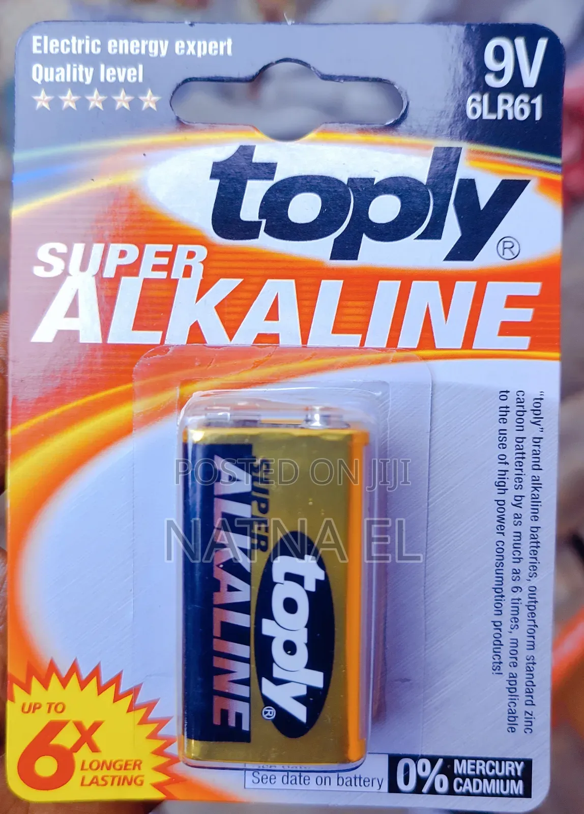 Toply 9v Battery