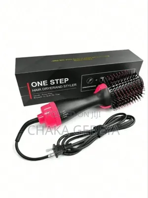 3-in-1 Hair Tool:Dryer, Straightener Curler In One - 3 Heat Settings