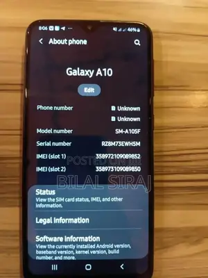 Samsung A10 32 GB Blue