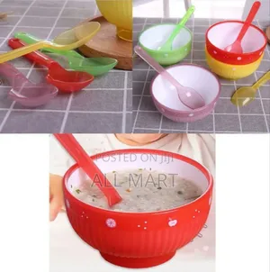 4pcs Jelly Bowl Set With Spoon