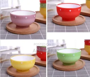 4pcs Jelly Bowl Set With Spoon