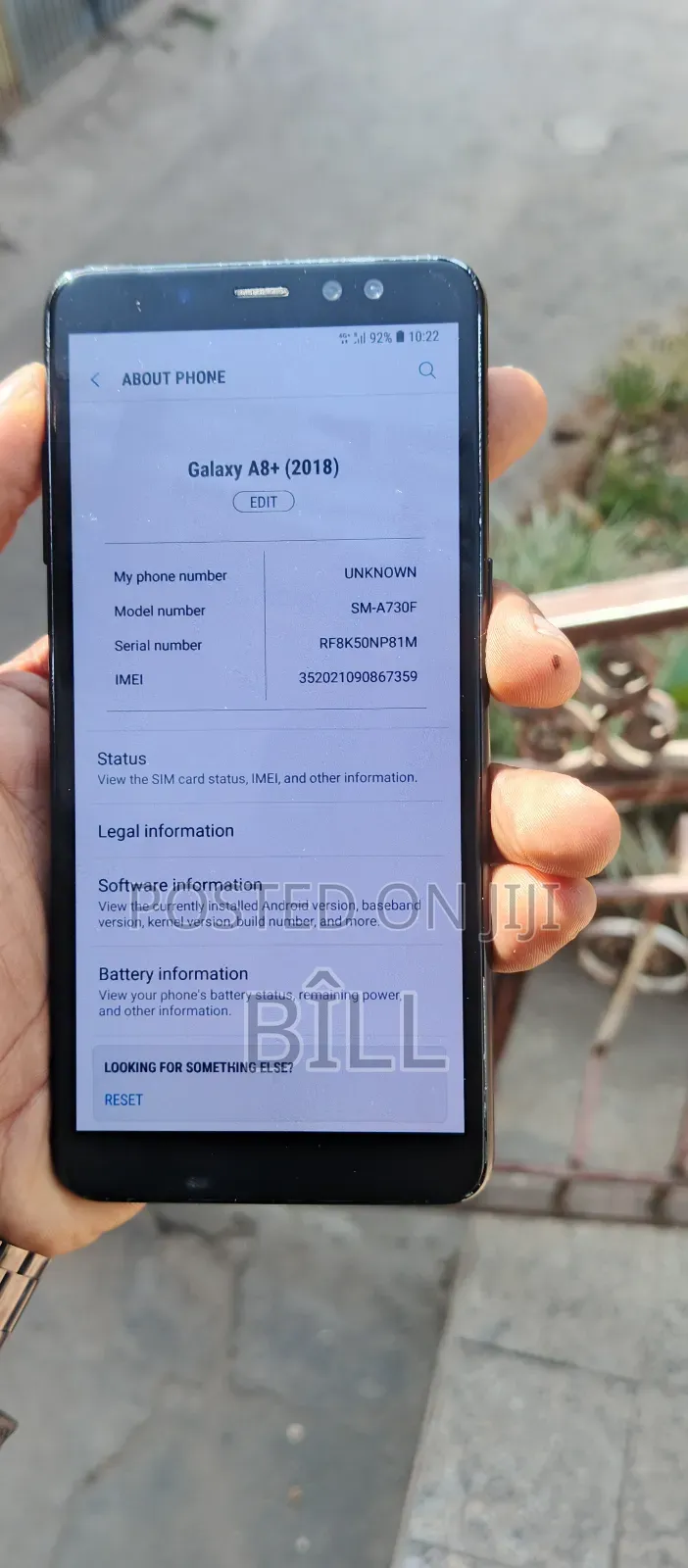 Samsung Galaxy A8 Plus 64 GB Black