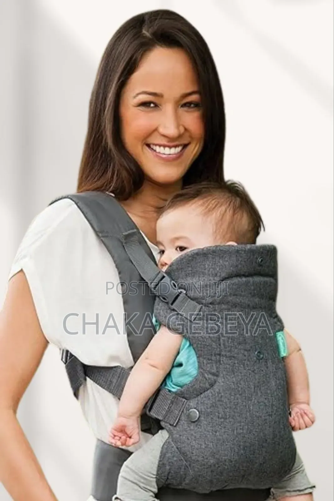 Infantino Ergonomic Baby Carrier - Front Back Carry, Supports 14kg
