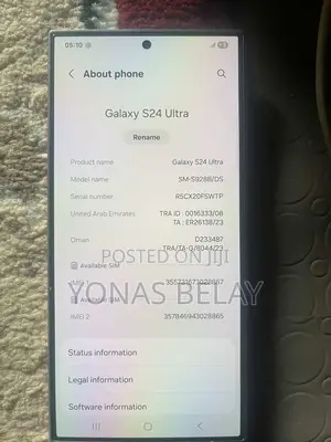 New Samsung Galaxy S24 Ultra 512 GB Silver