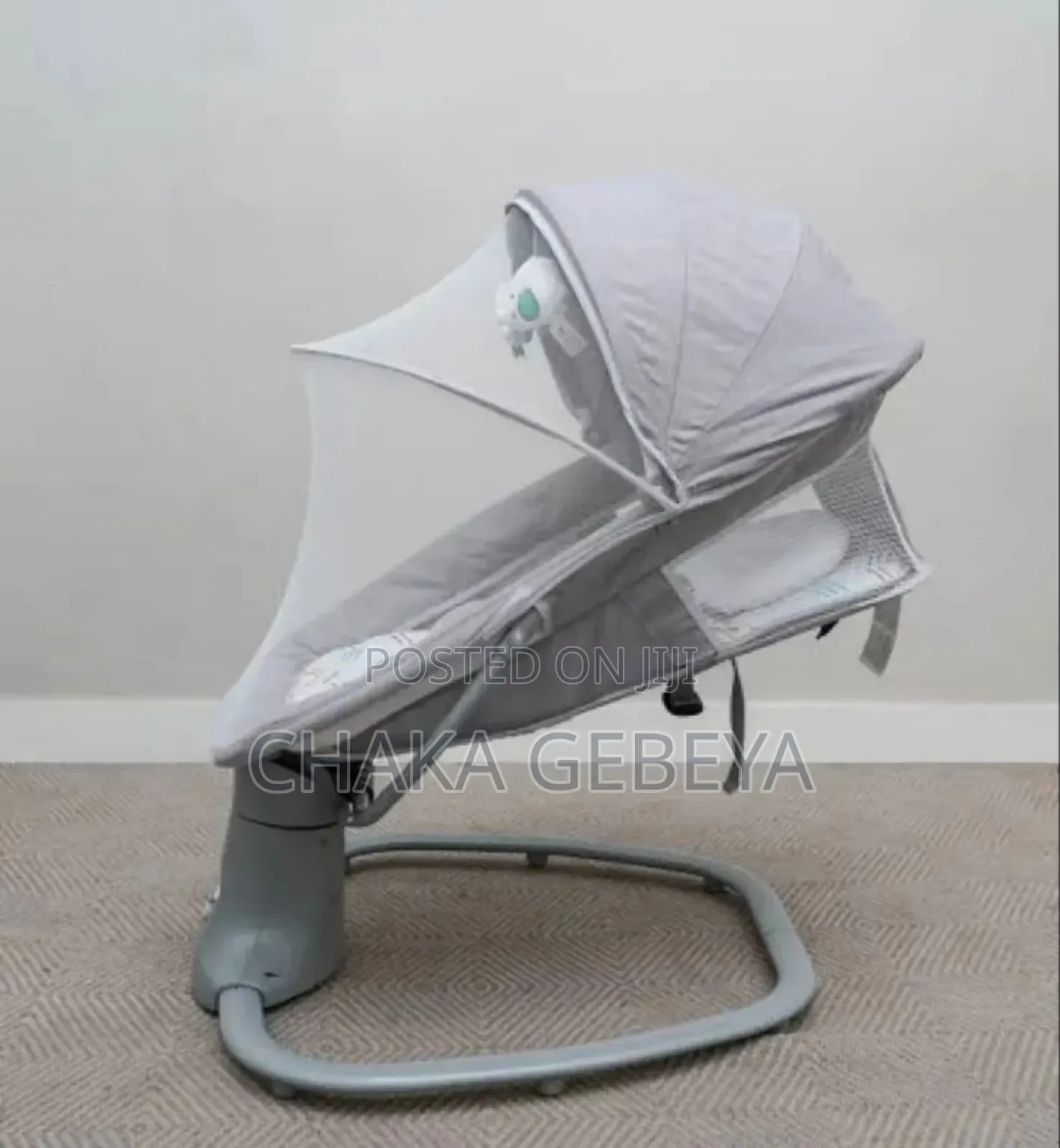 Automatic Baby Swing With Bassinet Mode - Holds Up to 18kg, 5 Speeds