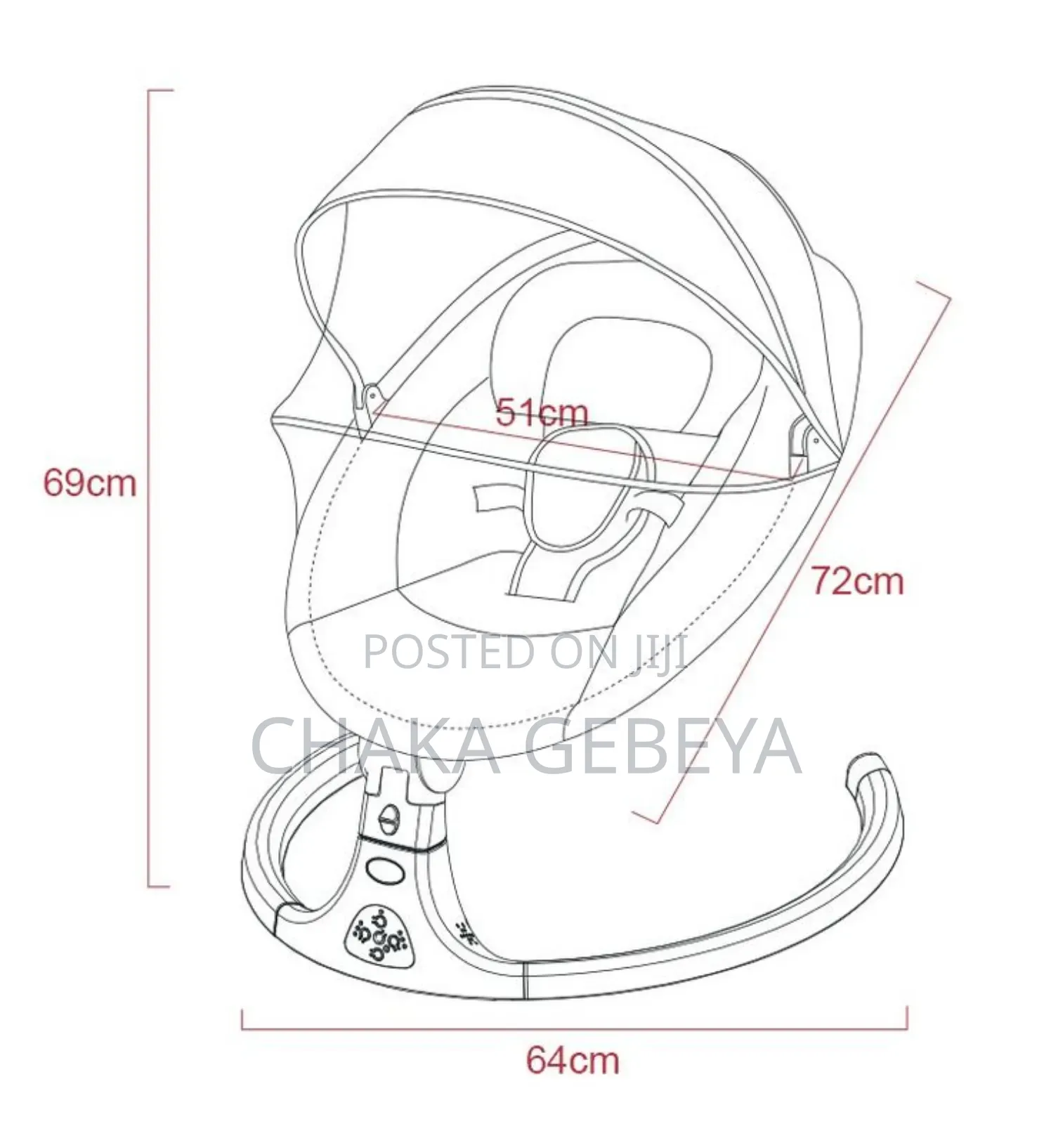 All-in-One Baby Soother: Swing, Sleeper Seat - 15 Songs,Timer,Remote