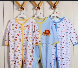 Cozy Baby Sleepsuits With Covered Feet - Soft Cotton, Sizes 3m-24m