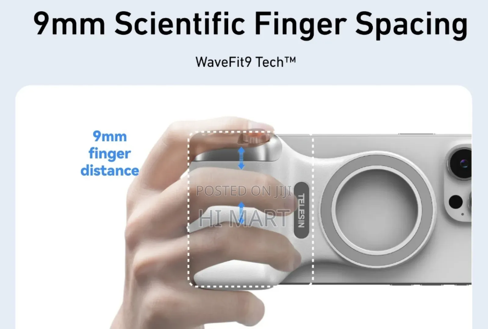 Telesin 2in1 Magnetic Grip With Ring Light