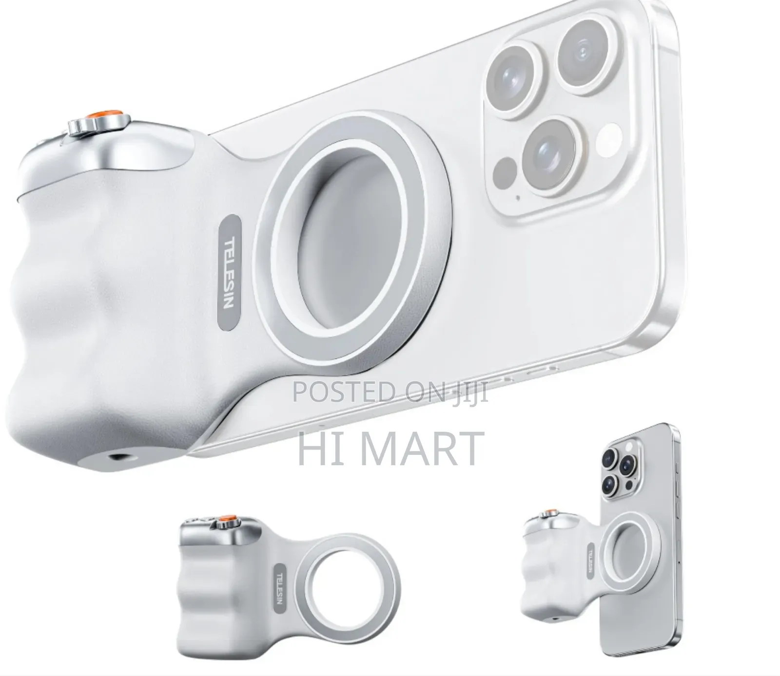 Telesin 2in1 Magnetic Grip With Ring Light