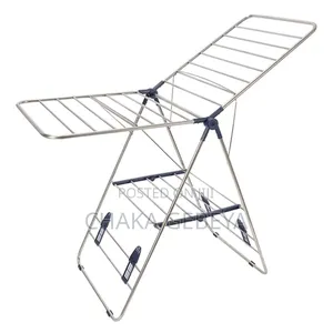 Space-saving Turkish Laundry Rack With Shoe Sock Holders