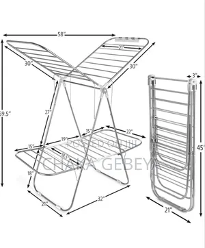No More Indoor Drying Mess! Large Capacity Foldable Drying Rack
