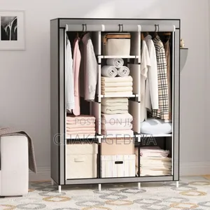 Instant Closet Solution For Students - Spacious Storage Wardrobe