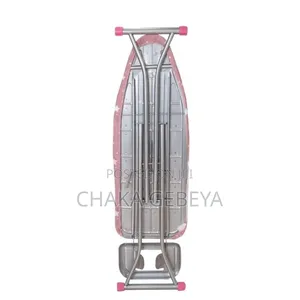 Kiara Large Ironing Board (35x113cm) - Adjustable Height, Stable Metal