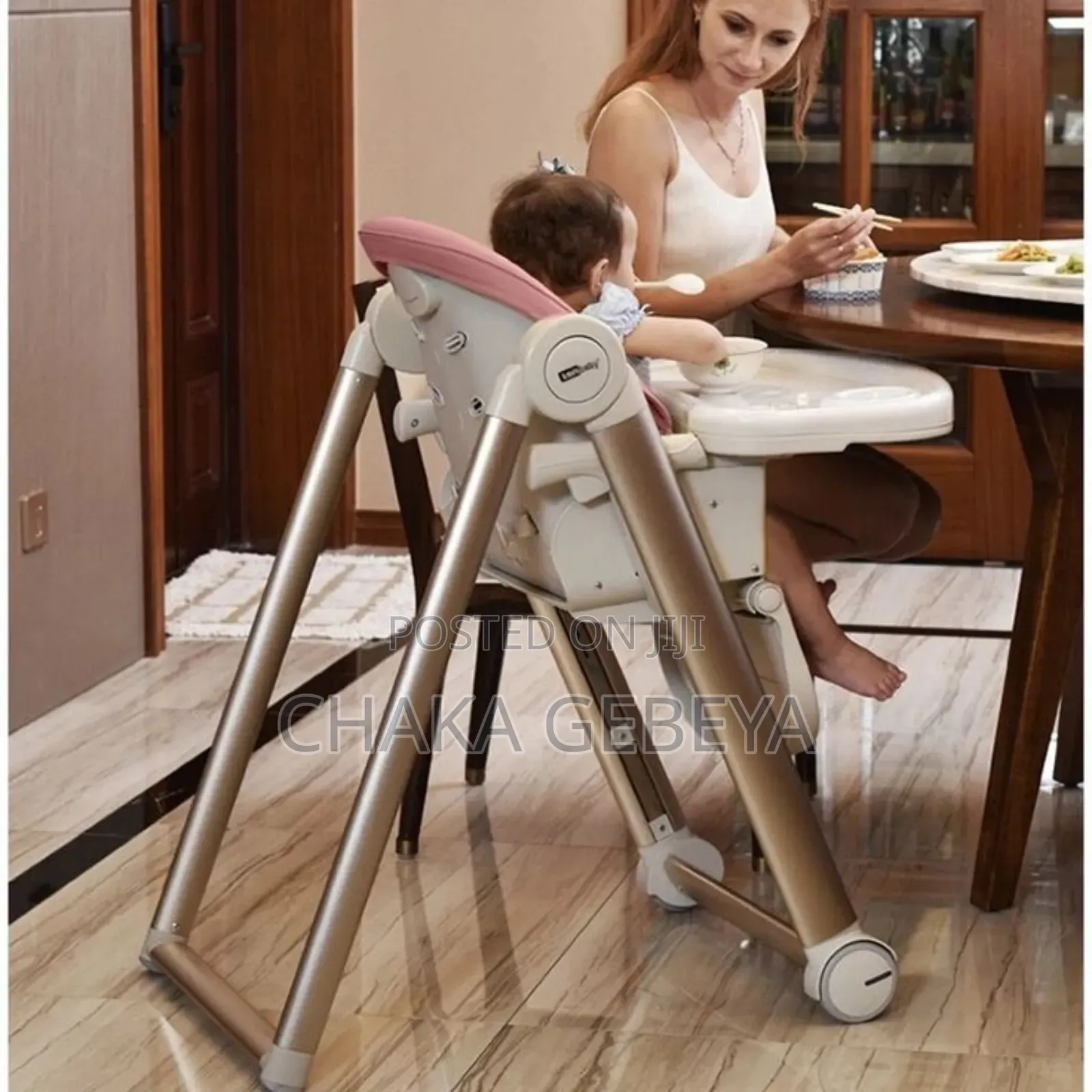 3-in-1 High Chair: Feeder, Play Chair Recliner - For 0-4+ Years