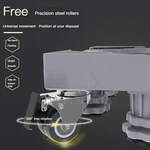 Mobile Washing Machine Base Protects Floors, Reduces Vibration Noise