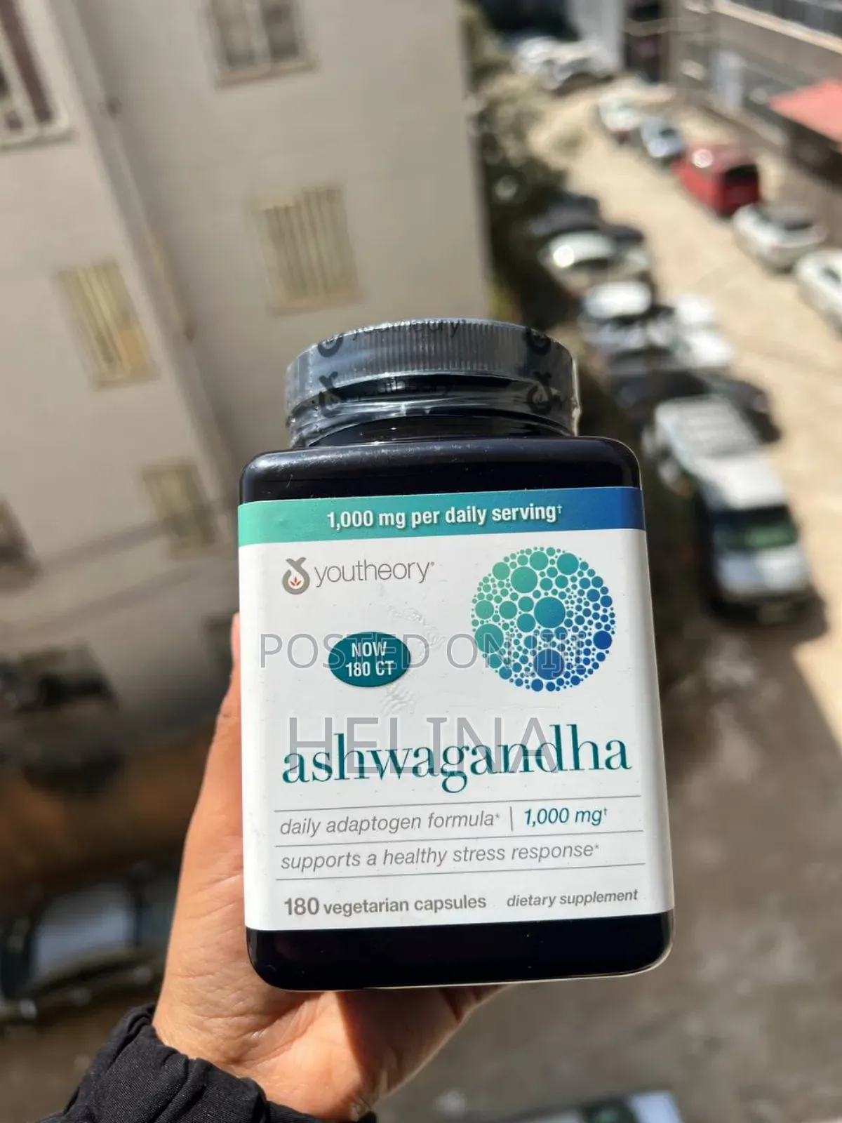 Ashwaganda With Clinically Tested KSM-66 1000mg 180 Veg Caps From Usa