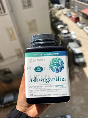 Ashwaganda With Clinically Tested KSM-66 1000mg 180 Veg Caps From Usa