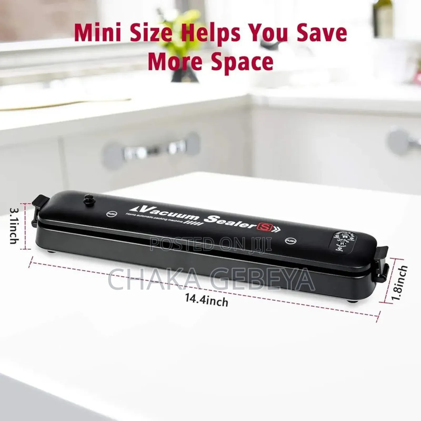Automatic Food Vacuum Sealer - Preserves Freshness for Meat, Coffee,