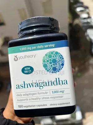 1000mg Per Serving Ashwaganda Dietarysupplement 180 Veg Caps From Usa