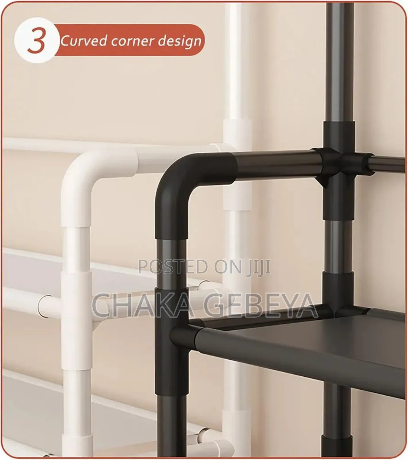 Space-Saving Entryway Organizer - Holds Coats, Shoes, Bags Books