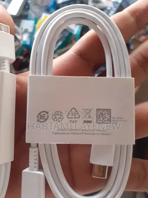 ኦሪጂናል ሲ በ ሲ ታይፕ ቻርጀር ኬብል C*C Type Charging Cable
