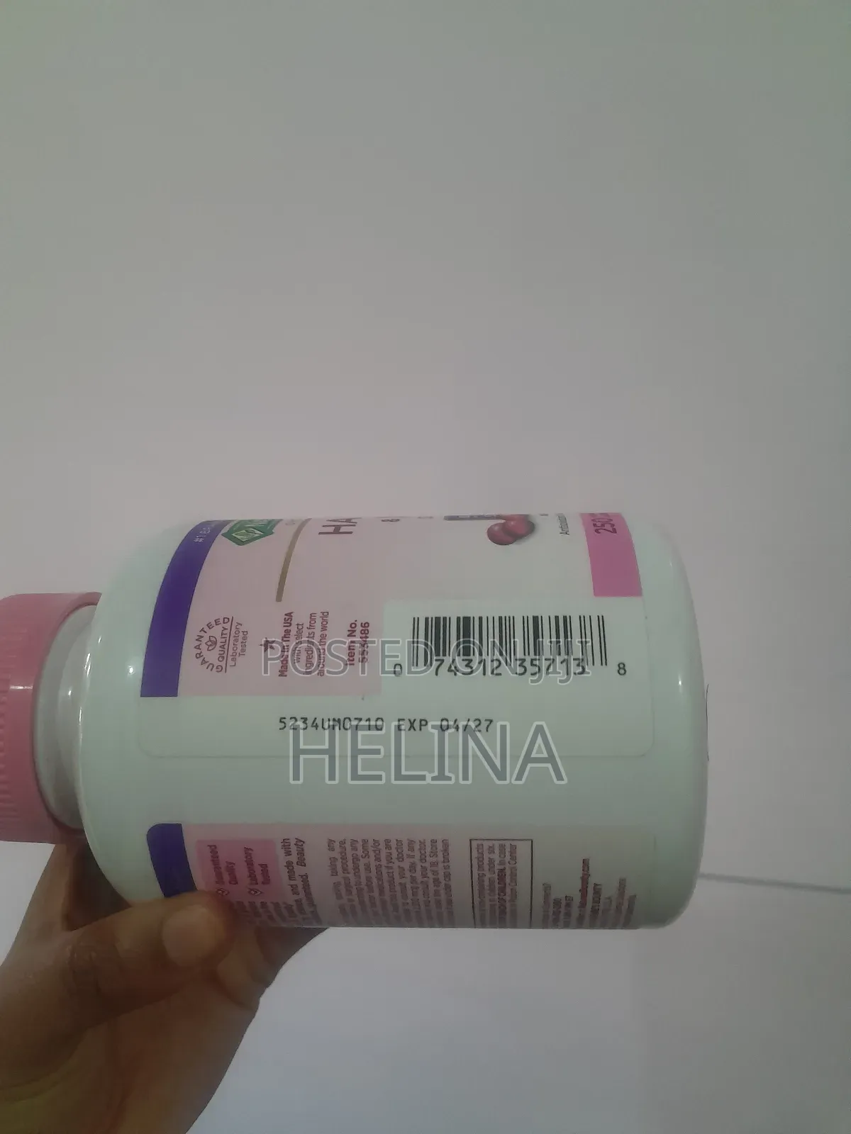 Hair,Skin Nails 5000mcg Biotin Argan Oil Infused 250 Liquid Softgels