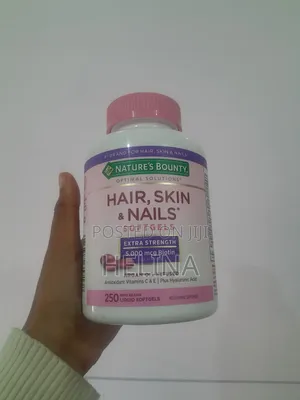 Hair,Skin Nails 5000mcg Biotin Argan Oil Infused 250 Liquid Softgels