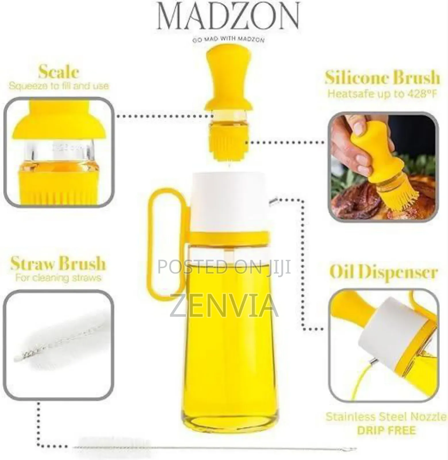 Integrated Brushing Pouring Seasoning Bottle /🔴 Free Delivery/