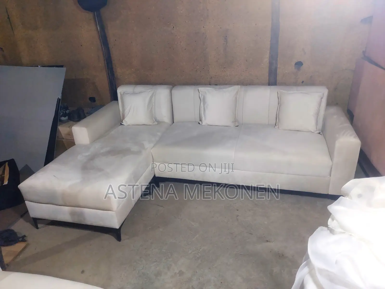 Amazing Finishing Living Room Mini L Shape Sofa