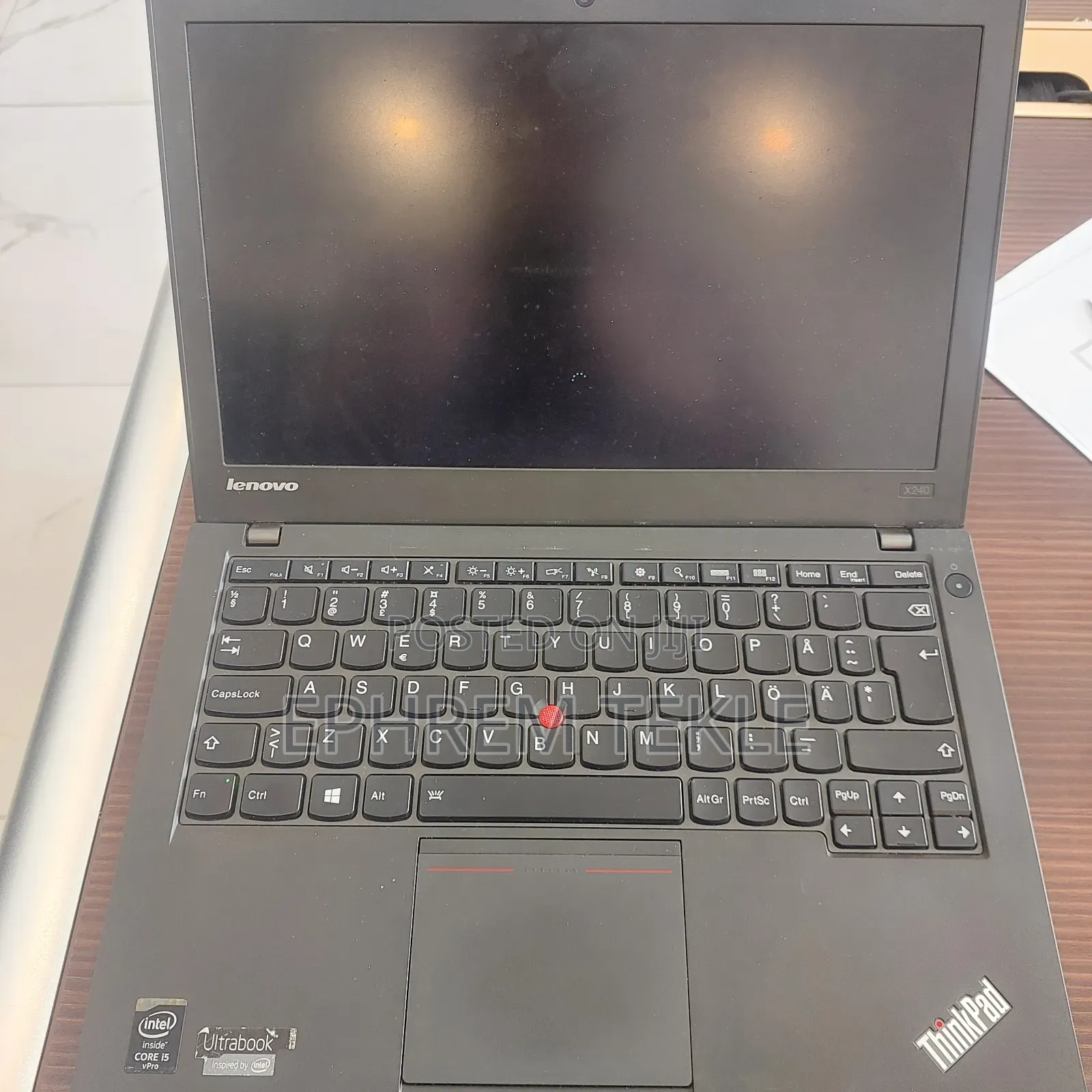 Laptop Lenovo ThinkPad X240 4GB Intel Core I5 HDD 128GB