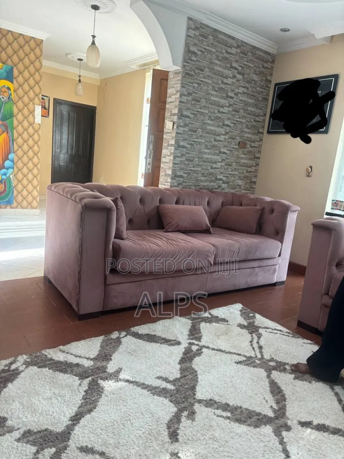 Sofa and Center Table