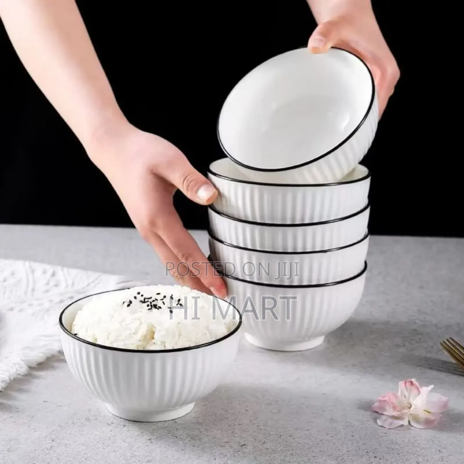 6pcs Ceramic Soup Bowl