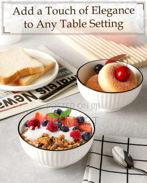 6pcs Ceramic Soup Bowl