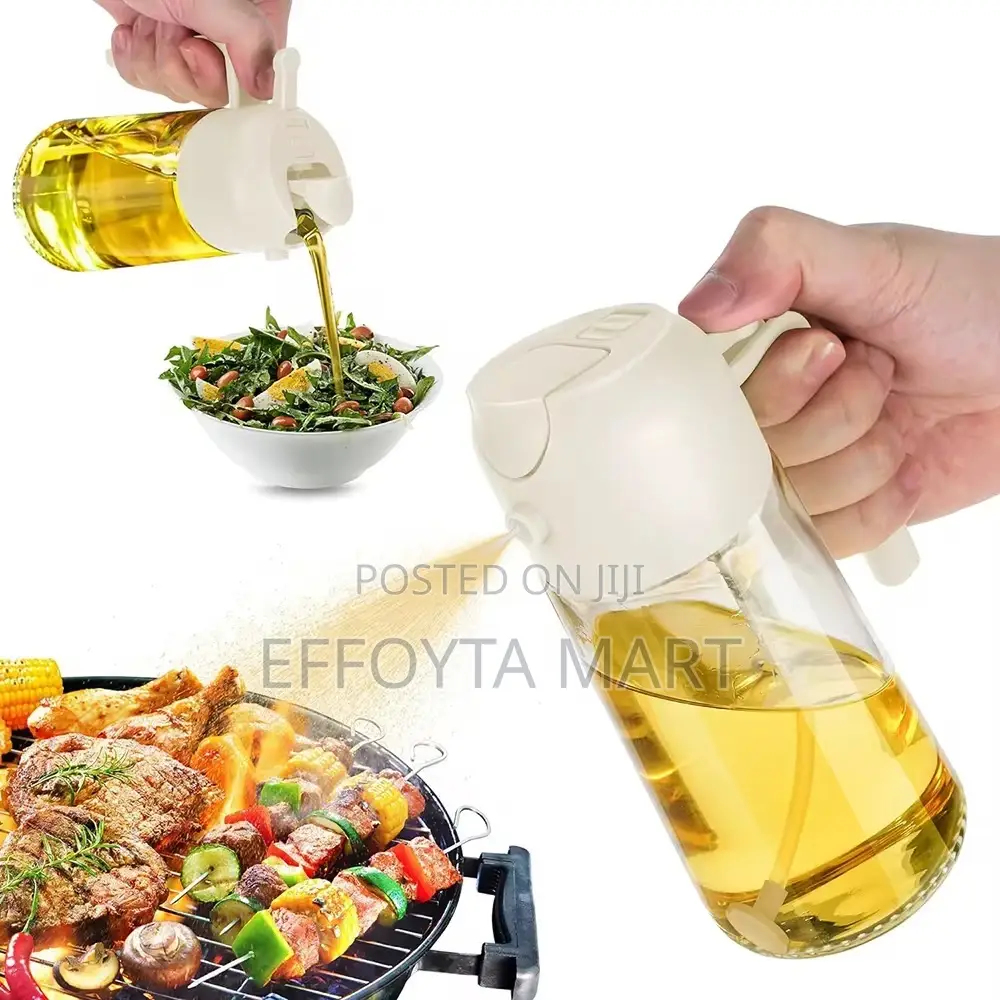 Sprayable And Pourable Oil Bottle ዘይት መቀነሻ እና መጨመሪያ