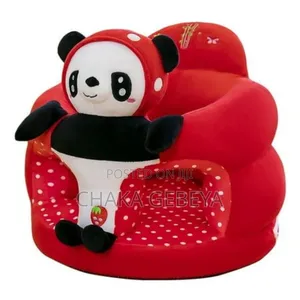 Soft Plush Baby Sitting Chair/Sofa - Full Back Support, Animal Designs