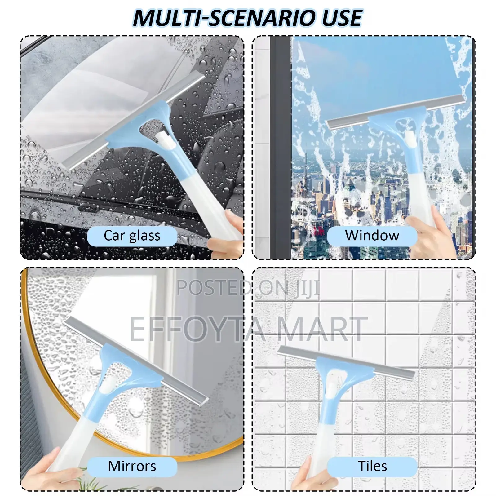 Spray With Wiper Blede Window Cleaner የመስታዎት ማፅጃ