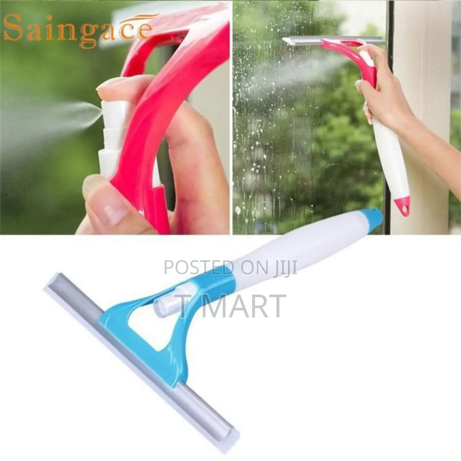Spray With Wiper Blede Window Cleaner