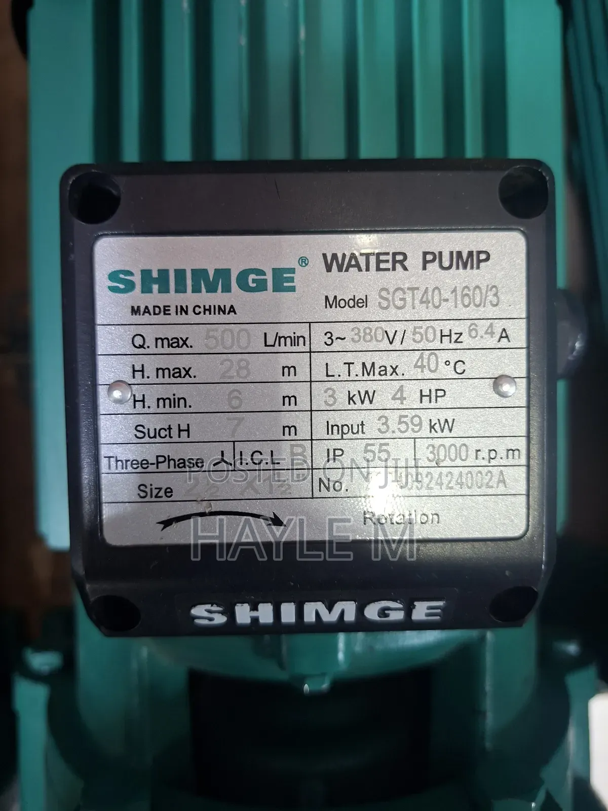 Shimge Surface Pump