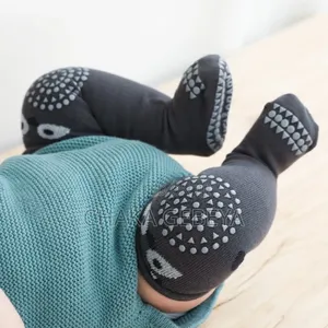 Non-Slip Baby Socks With Knee Pads - For Crawling, Thick Warm