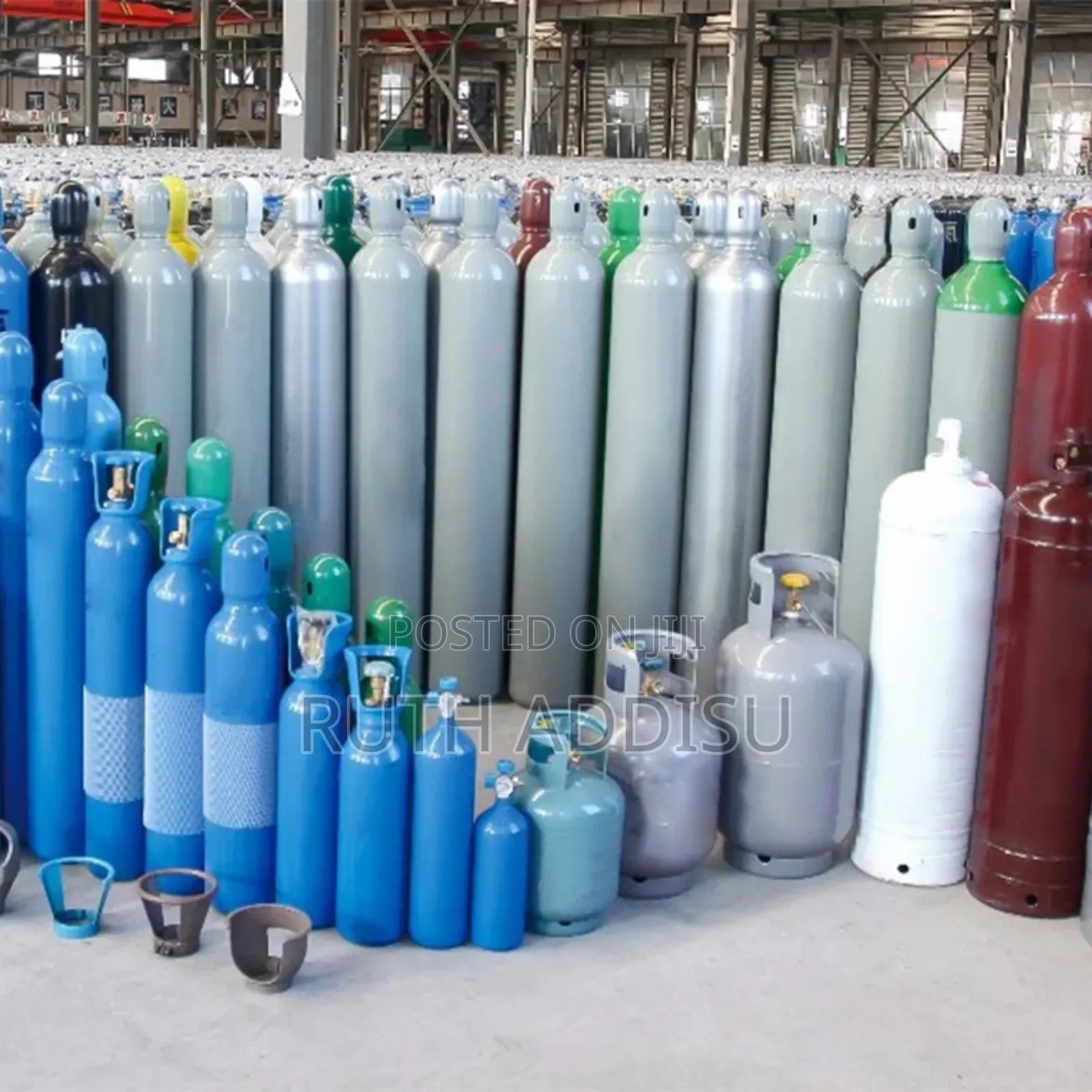 Oxygen Cylinder ኦክሲጅን ሲሊንድር በሁሉም ሳይዝ Oxygen Cylinder Filled ከነ መላኪያው