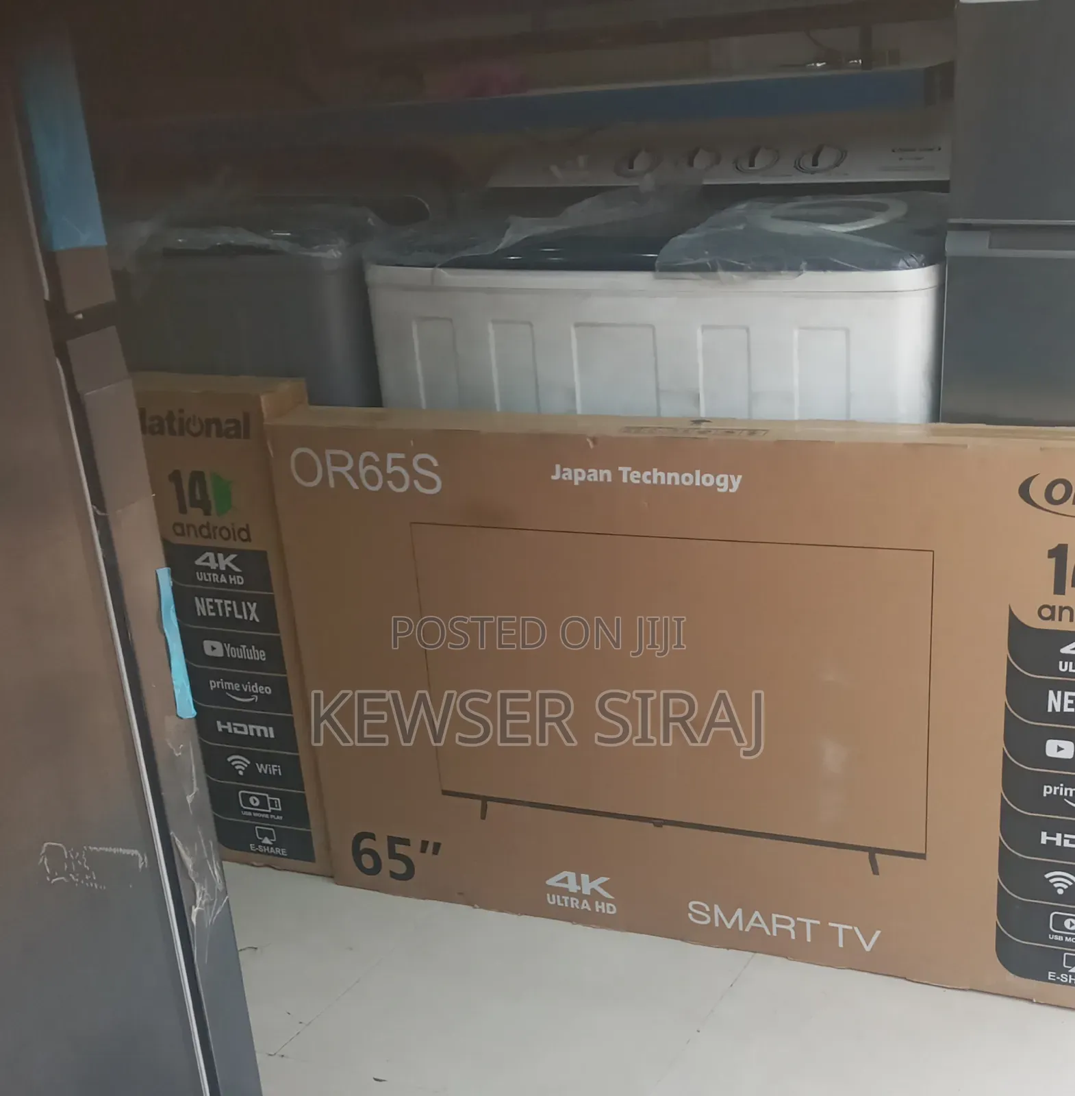 Orbit 65inch Tv Smart Android 14 1.5g Ram 8.Gb Rom