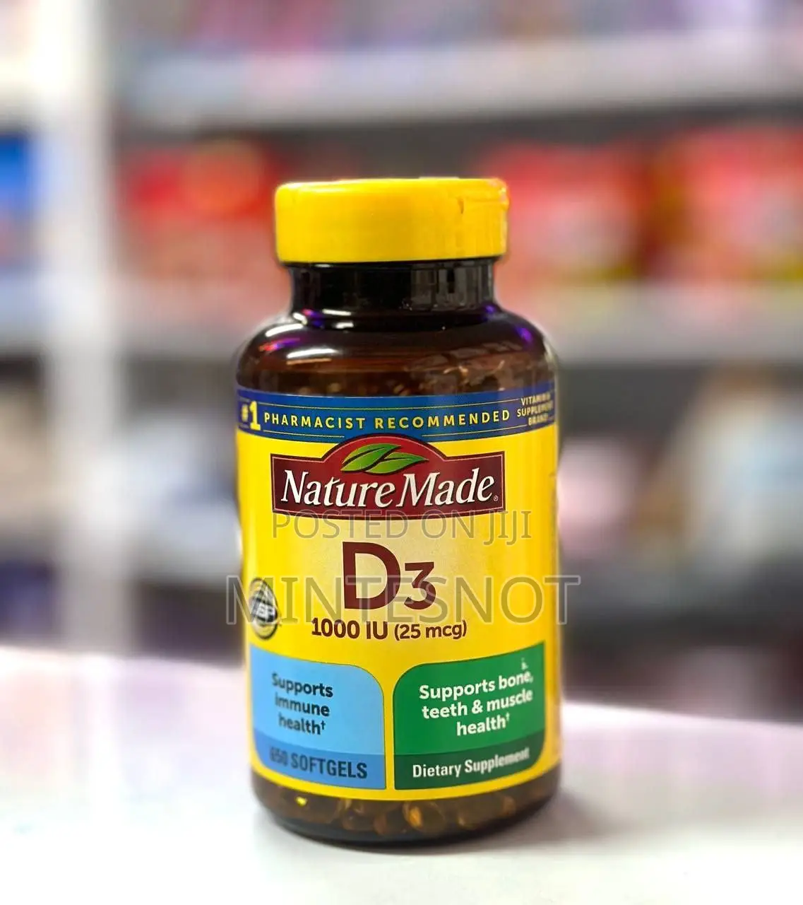 Vitamin D3 650 Softgels