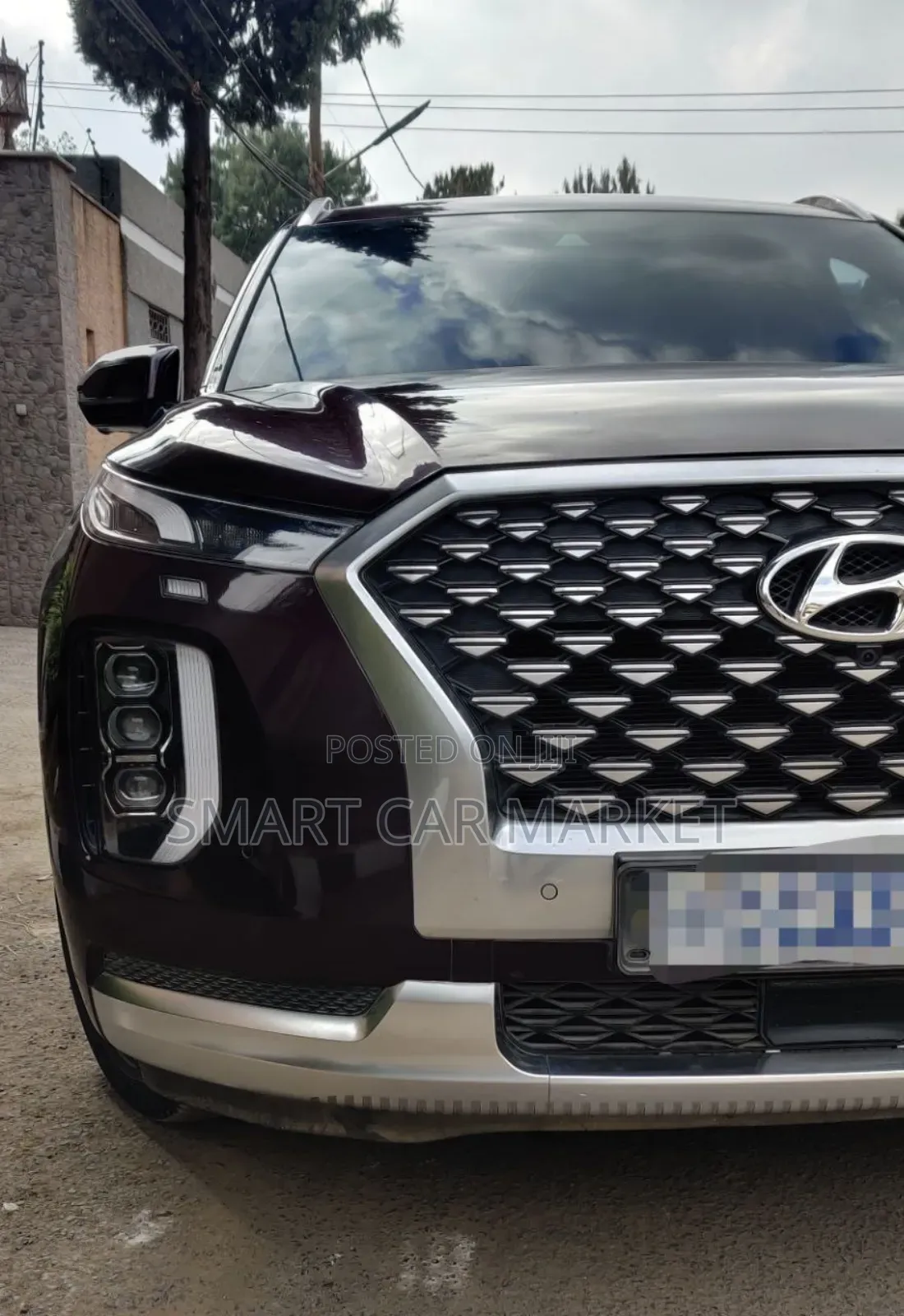 Hyundai Palisade 2022 Burgundy