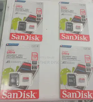 Sandisk Uitra Microsdxcuhs-I Card With Adapter