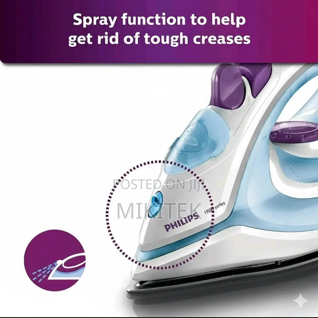 Philips Easyspeed Steam Iron Non-Stick Soleplate 1440 Watts Linished S