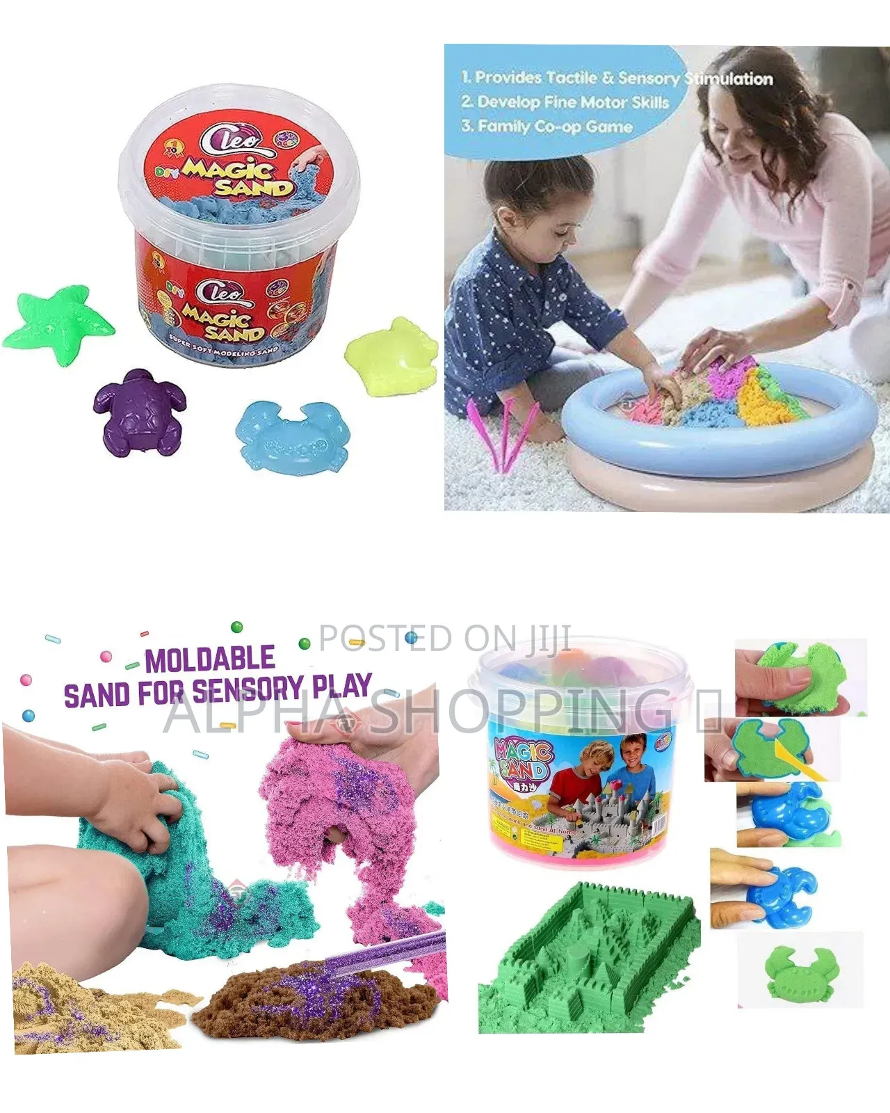 Modern Magic Sand/ዘመናዊ የልጆች መጫወቻ አፈር(አሸዋ)