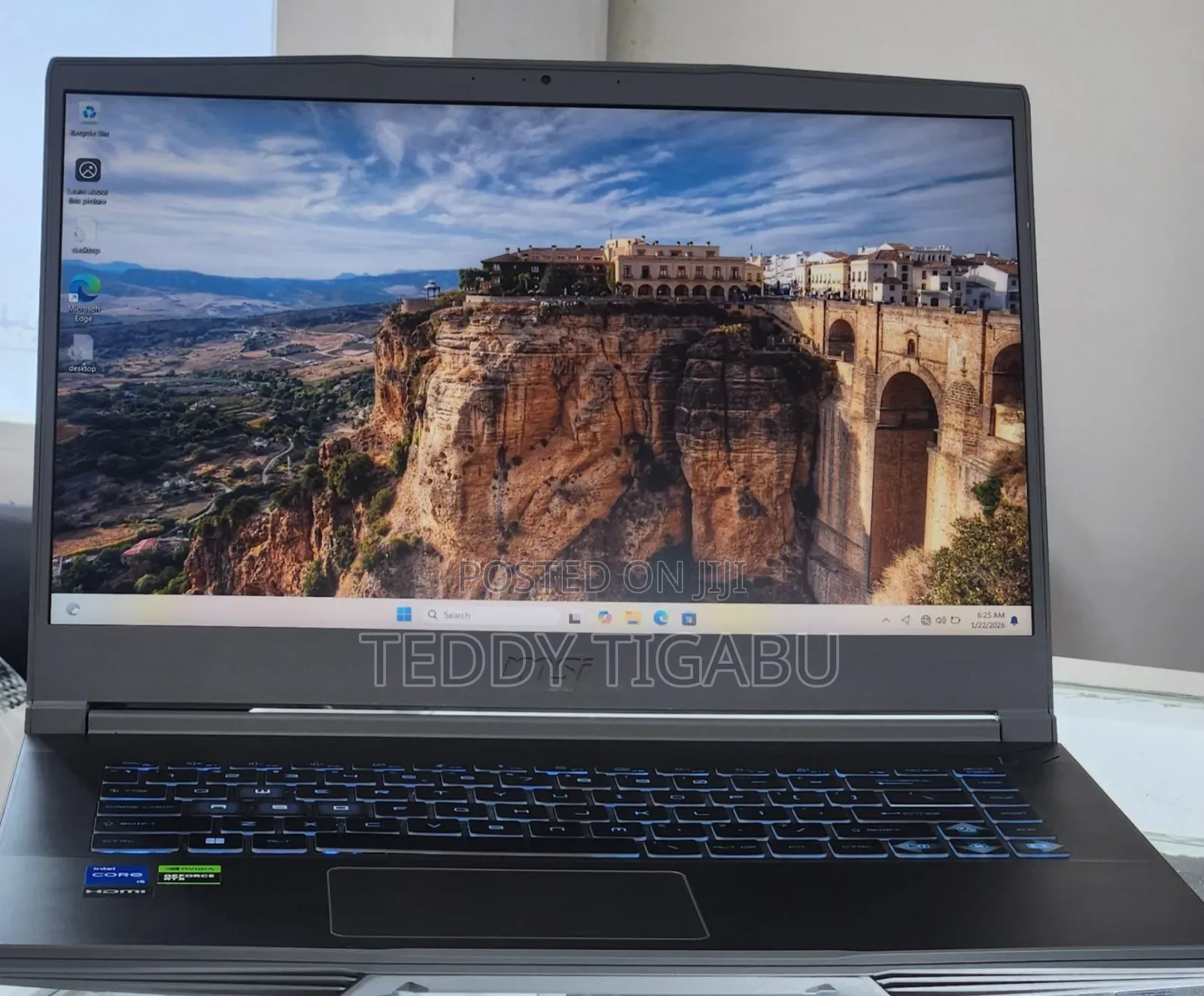 New Laptop MSI 16GB Intel Core I5 SSD 512GB