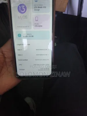 New ZTE Blade V50 256 GB Bronze